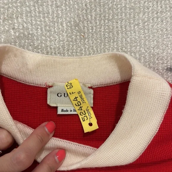 wool dress with gg logo Kids